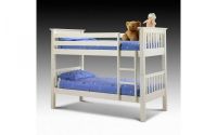 Barcelona Childrens Bunk Bed | Stone White