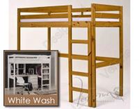 Verona Rimini Childrens High Bed Frame Only | White