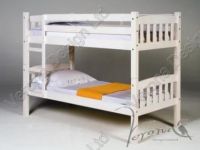 Verona 2'6 America Bunk Bed | White Wash"