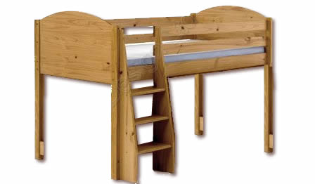 Verona Childrens Midsleeper Bed Frame Only | Antique